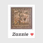 Sticker La mosaïque de l'Académie de Platon (Feuille)