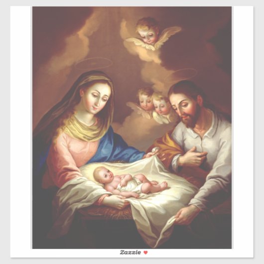 Sticker La Nativité de Jésus-Christ  (Feuille)