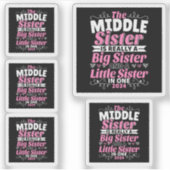 Sticker La nouvelle grande soeur du milieu 2024 (Devant)