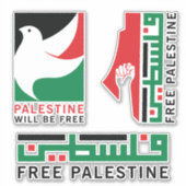 Sticker La Palestine sera libre (Devant)