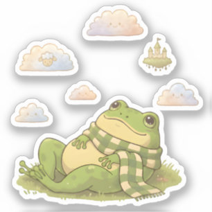 Sticker La passion de Zochi pour l'observation des nuages