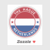 Sticker La Pays-Bas, La Haye (Feuille)
