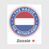 Sticker La Pays-Bas, La Haye (Feuille)