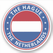 Sticker La Pays-Bas, La Haye (Devant)