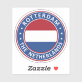 Sticker La Pays-Bas, Rotterdam (Feuille)