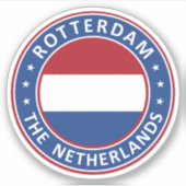 Sticker La Pays-Bas, Rotterdam (Devant)