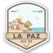 Sticker La Paz Baja California Sur Mexico (Devant)