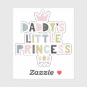 Sticker La petite princesse de papa (Feuille)