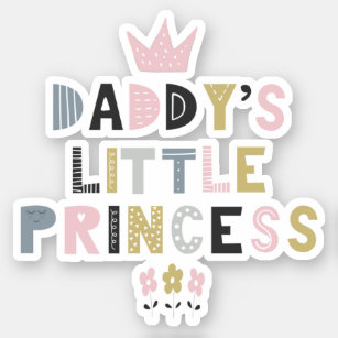 Sticker La petite princesse de papa