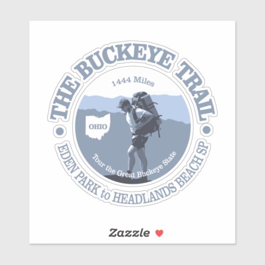 Sticker La piste Buckeye (BG) (Feuille)