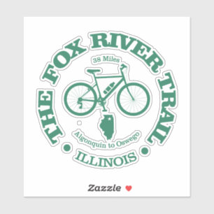 Sticker La piste de Fox River (cyclisme)