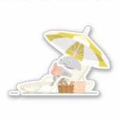 Sticker La plage de Mia (Devant)