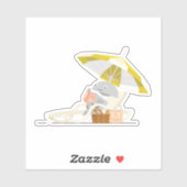 Sticker La plage de Mia (Feuille)