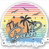 Sticker La plage, été 2023 (Devant)