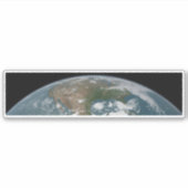 Sticker La Planète Panoramique Terre Et Les Etats-Unis. 2 (Devant)