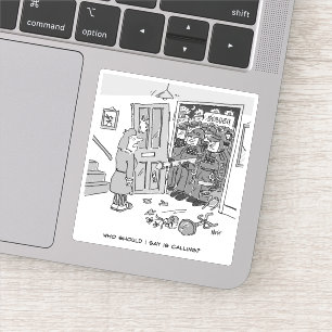 Sticker La police anti-émeute perquisitionne un bien - Drô