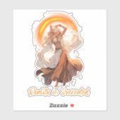 Sticker La réalité est exagérée (Feuille)