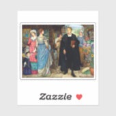 Sticker La Rencontre Fortuite vers 1907 Par Kate Elizabeth (Feuille)