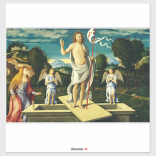Sticker La Résurrection de Jésus par Girolamo da Santacroc