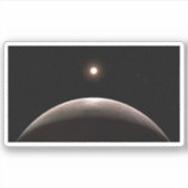 Sticker La Rocky Exoplanet Lhs 475 B Et Son Étoile Hôte. (Devant)