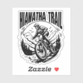 Sticker La Route de la Hiawatha - VTT Pittoresque (Feuille)