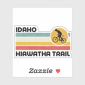 Sticker La Route de la Hiawatha - VTT Pittoresque (Feuille)