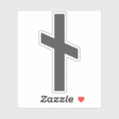 Sticker La Rune Nauthiz (gris) (Feuille)