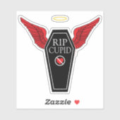 Sticker La Saint-Valentin est en paix, maudite (Feuille)