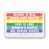 Sticker la science est réelle - la matière noire (Devant)