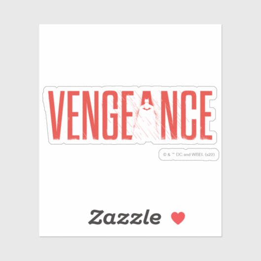 Sticker La silhouette Batman Vengeance (Feuille)