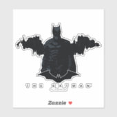 Sticker La silhouette de Batman Gotham (Feuille)
