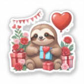 Sticker La surprise de la Saint Valentin de Sloth (Recto)