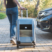 Sticker La Terre de Lune dans l'espace noir (Valise Insitu)