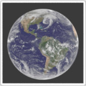 Sticker La Terre Pleine Montre Des Systèmes À Faible Press (Devant)