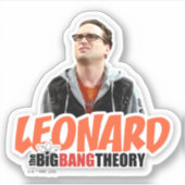 Sticker La théorie du Big Bang | Leonard (Devant)