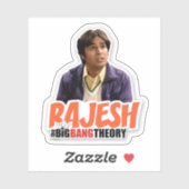 Sticker La théorie du Big Bang | Rajesh (Feuille)