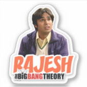 Sticker La théorie du Big Bang | Rajesh (Devant)