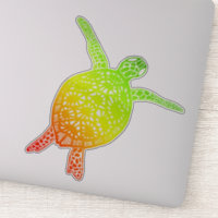 La tortue de mer Protéger la planète Terre Rasta