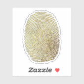 Sticker La touche d'or (Feuille)