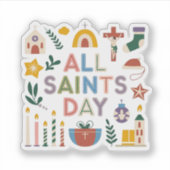 Sticker La Toussaint célèbre le Jour du Sens (Devant)