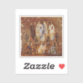Sticker La transformation de l'icône du Christ (Feuille)