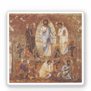 Sticker La transformation de l'icône du Christ