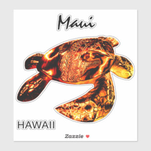 Sticker La tribu Maui Honu Lava