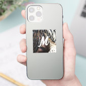 Sticker La Turquie sauvage Plumes I Abstrait Nature Design (Téléphone)