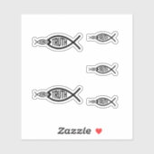 Sticker La vérité est plus grande que la religion (Feuille)