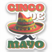 STICKER LA VICTOIRE DU MEXIQUE. (Recto)