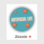 Sticker La vie artificielle (Feuille)