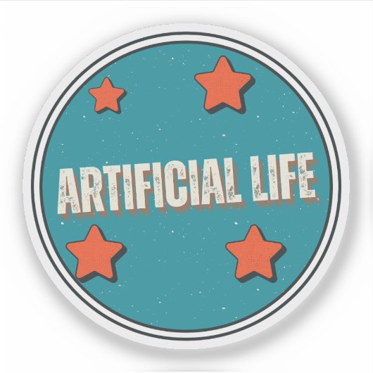 Sticker La vie artificielle (Devant)