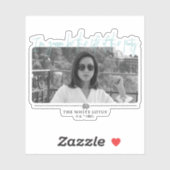 Sticker La vie du Parti - Le Lotus Blanc (Feuille)