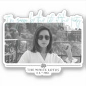 Sticker La vie du Parti - Le Lotus Blanc (Devant)